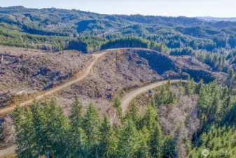 Interior of property and road view