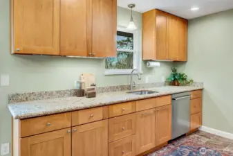 Enough counter space to have many cooks in the kitchen.