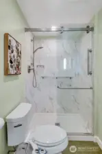 Second bathroom shower.