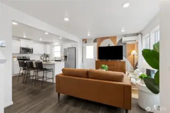 “Spacious entryway with durable laminate flooring throughout the main level.”