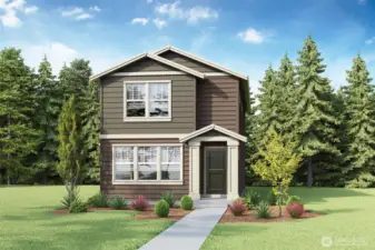 Front elevation of home