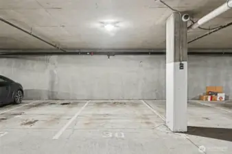 Dedicated parking spot #30  in secure garage P3