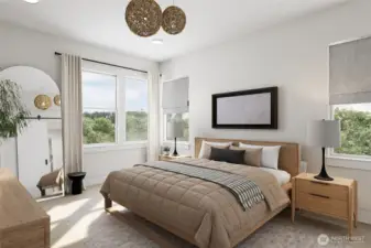 Primary Suite:  For marketing purposes only. Colors and features may vary