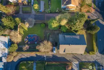 Aerial of Home and Lot