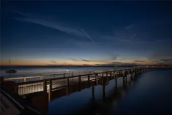 Amazing sunsets.