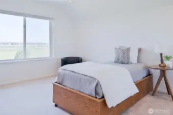 3rd Bedroom Sharing Jack n Jill Bathroom.