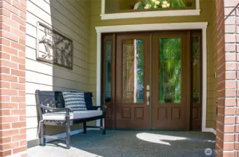 Impressive Double Door Entry.