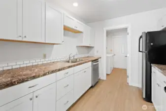 galley kitchen- all appliances included