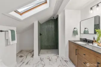 New primary bathroom