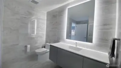 Lavish spa like bathroom