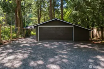 Two car plus garage.