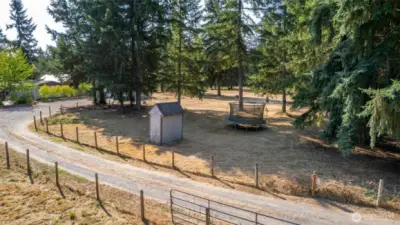 Driveway to home