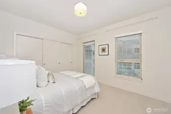 spacious bedroom