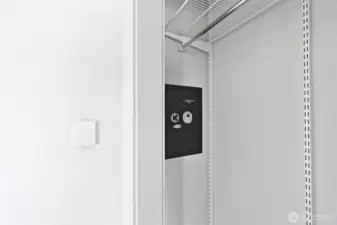 a bedroom closet safe for your valuables