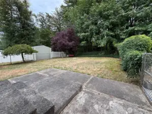Another view of Rear yard for unit 2235