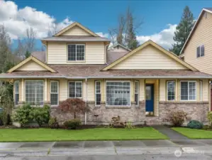 Custom craftsman home built with flexible floor plan.