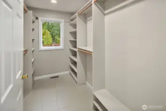 The Walk-in Closet in the Primary bedroom