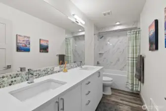 First floor full bath