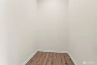 Flex room for your creative needs: a walk-in pantry will fit perfectly.