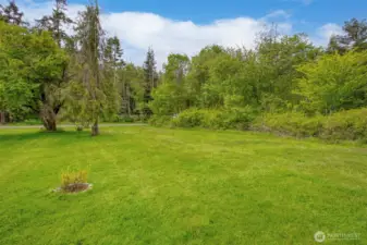 Plenty of room for a garden or pets.