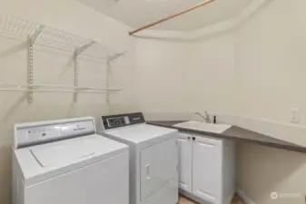 main floor laundry