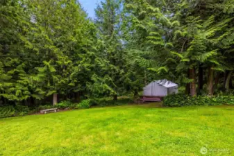 The original family campsite where the story of "The Barn" began.