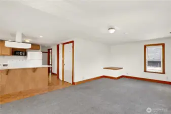 Upper level living room