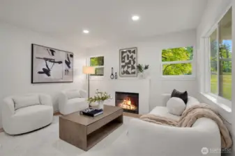 Fireplace, Couches