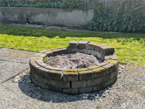 back yard fire pit