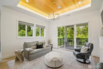 The windows frame the surrounding landscape like living art, bringing the beauty of the Pacific Northwest indoors in every season.