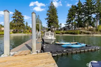 Dock and jet dock