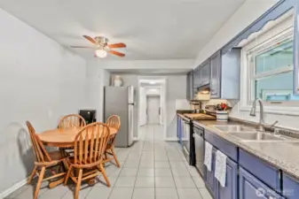 Kitchen and Dining Space