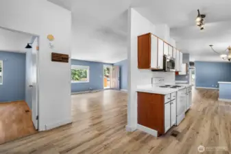 The large open floor plan allows for endless possibilities for your ideas!