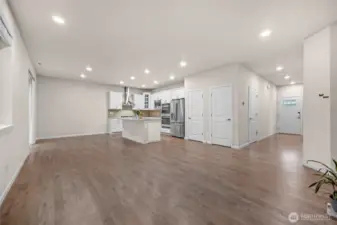 Empty living area space