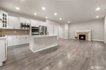 Open floor space