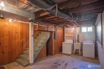 lower floor utility/laundry