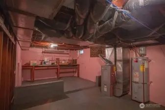 Lower floor workroom