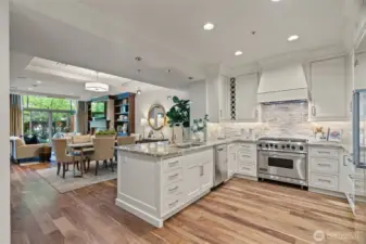 Beautiful refinished hardwoods.
