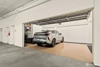 Private 2 car garage.