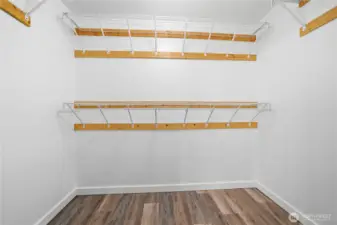 Primary suite closet