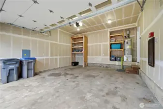 Large garage and all drywalled- New garage door/ 2 openers