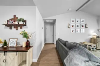 Hall to primary bedroom.