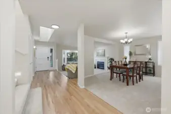 Looking Towards Front Door from the Kitchen