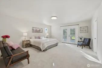 Primary Bedroom Opens to Private 2nd Story Deck