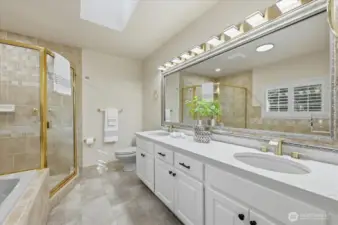 Ensuite Complete with Soaking Tub and Shower