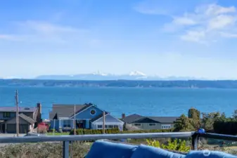 Stunning views of Port Susan Bay and the Cascades
