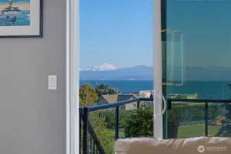 Soak in the views from the primary suite or sunny deck