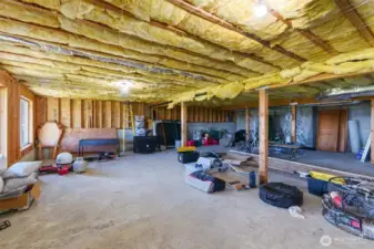 ADU potential in unfinished basement with separate access