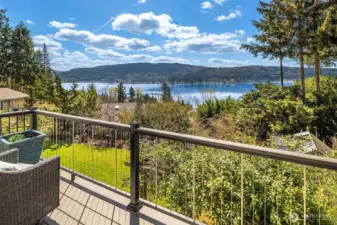 3 bedrooms on the main level includes the relaxing primary suite, expansive ensuite bath, large walk-in closet and private view deck.