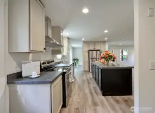 Looking towards dining area